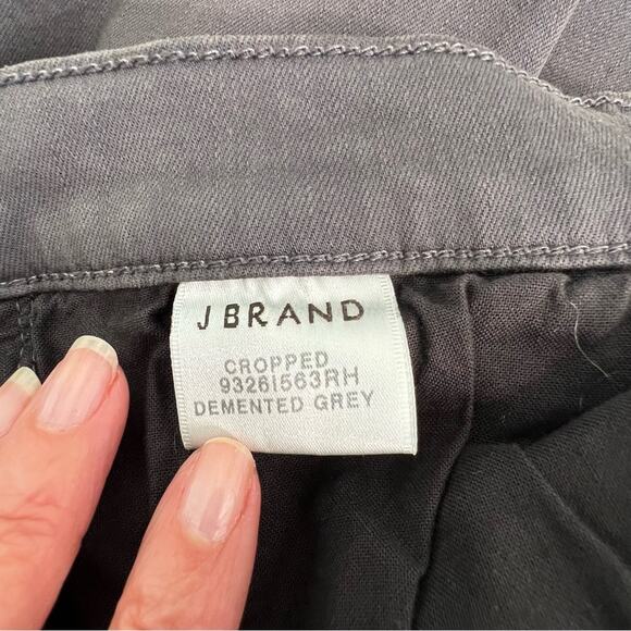 J Brand Frayed Distressed Black Skinny Jeans 27 - Picture 11 of 12